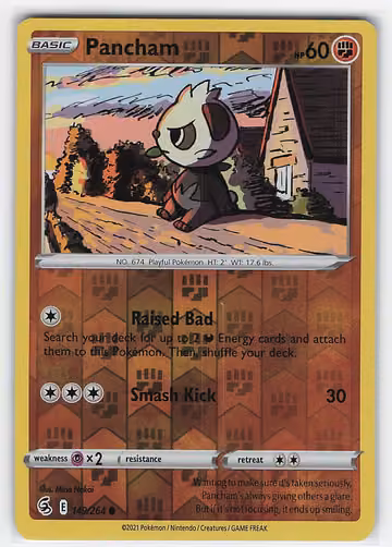 Pancham — Fusion Strike · #149 · Englisch, Vorderseite