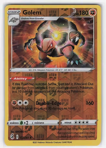 Golem — Fusion Strike · #137 · Englisch, Vorderseite