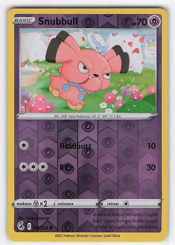 Snubbull — Fusion Strike · #115 · Englisch, Vorderseite