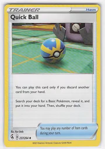 Quick Ball — Fusion Strike · #237 · Englisch, Vorderseite