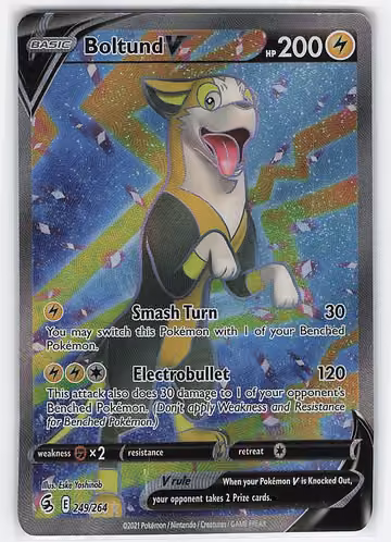 Boltund V — Fusion Strike · #249 · Englisch, Vorderseite