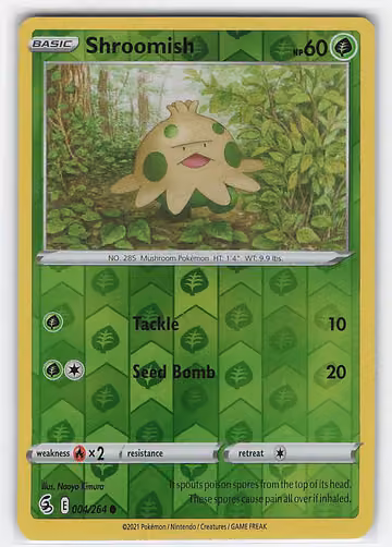 Shroomish — Fusion Strike · #4 · Englisch, Vorderseite
