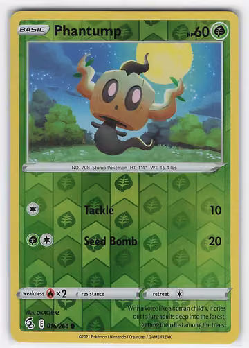 Phantump — Fusion Strike · #16 · Englisch, Vorderseite