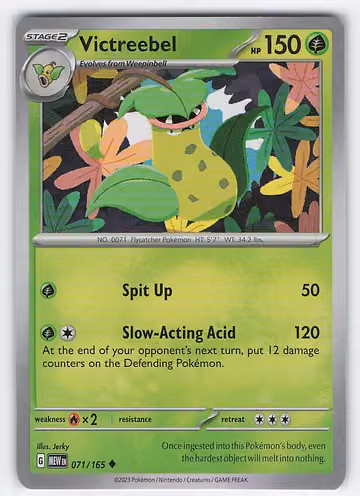 Victreebel — 151 · #71 · Englisch, Vorderseite