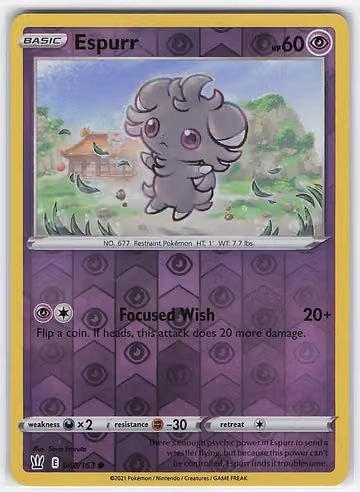 Espurr — Battle Styles · #60 · Englisch, Vorderseite