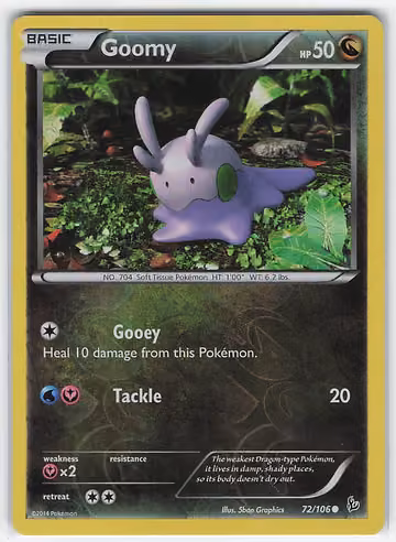 Goomy — Flashfire · #72 · Englisch, Vorderseite