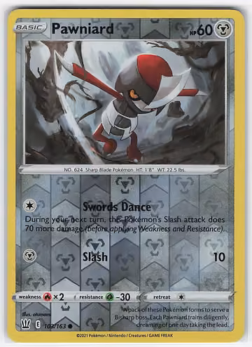 Pawniard — Battle Styles · #103 · Englisch, Vorderseite