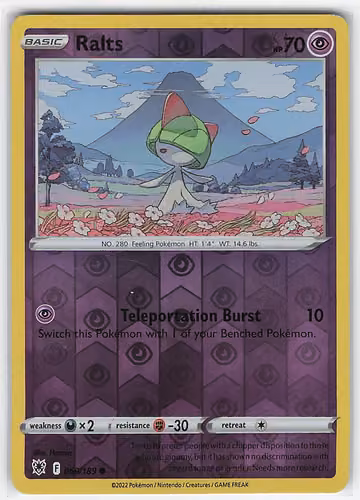 Ralts — Astral Radiance · #60 · Englisch, Vorderseite