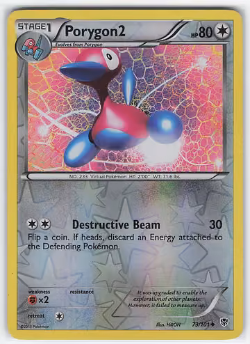 Porygon2 — Plasma Blast · #73 · Englisch, Vorderseite