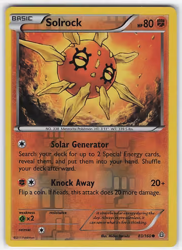 Solrock — Primal Clash · #83 · Englisch, Vorderseite