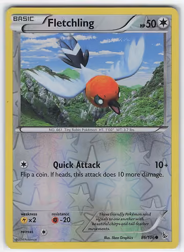 Fletchling — Flashfire · #86 · Englisch, Vorderseite