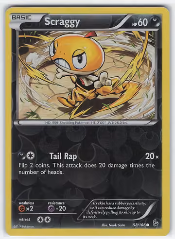 Scraggy — Flashfire · #58 · Englisch, Vorderseite