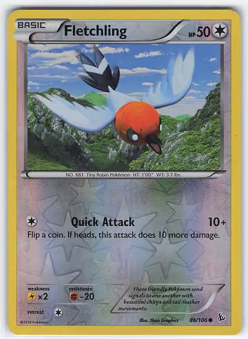 Fletchling — Flashfire · #86 · Englisch, Vorderseite