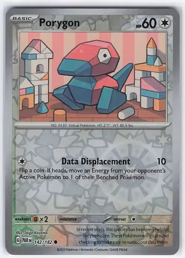Porygon — Paradox Rift · #142 · Englisch, Vorderseite