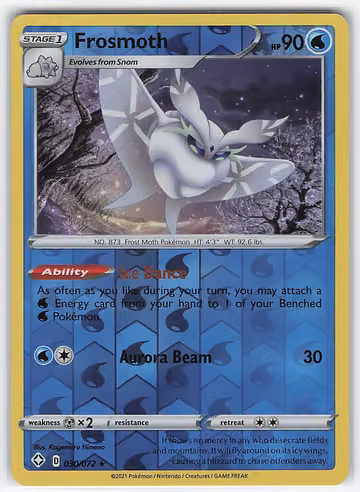 Frosmoth — Shining Fates · #30 · Englisch, Vorderseite