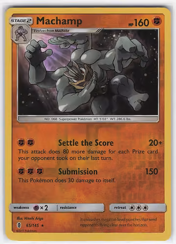 Machamp — Guardians Rising · #65 · Englisch, Vorderseite
