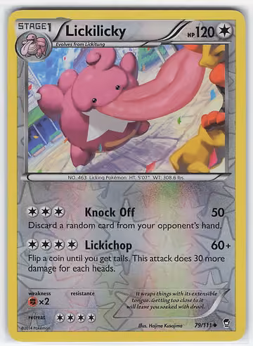 Lickilicky — Furious Fists · #79 · Englisch, Vorderseite