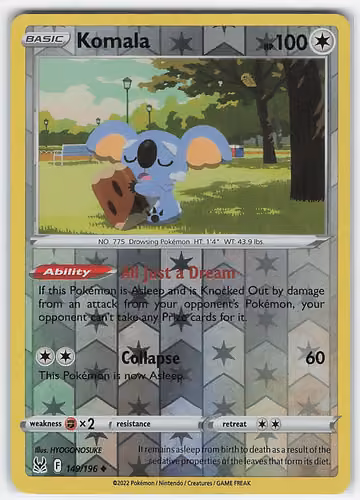Komala — Lost Origin · #149 · Englisch, Vorderseite