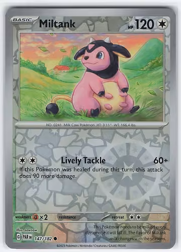 Miltank — Paradox Rift · #147 · Englisch, Vorderseite