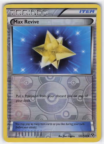 Max Revive — XY · #120 · Englisch, Vorderseite