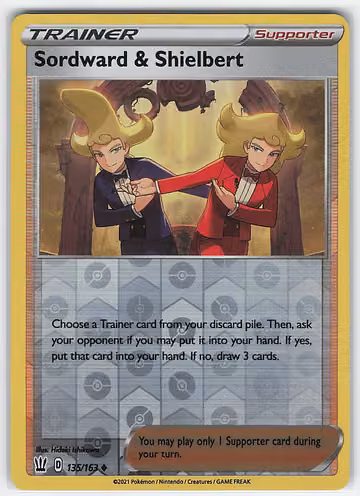 Sordward & Shielbert — Battle Styles · #135 · Englisch, Vorderseite