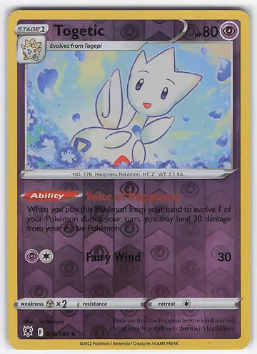 Togetic — Astral Radiance · #56 · Englisch, Vorderseite