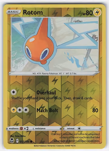 Rotom — Silver Tempest · #53 · Englisch, Vorderseite