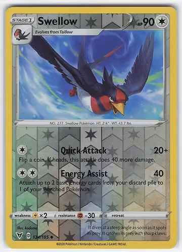 Swellow — Vivid Voltage · #134 · Englisch, Vorderseite