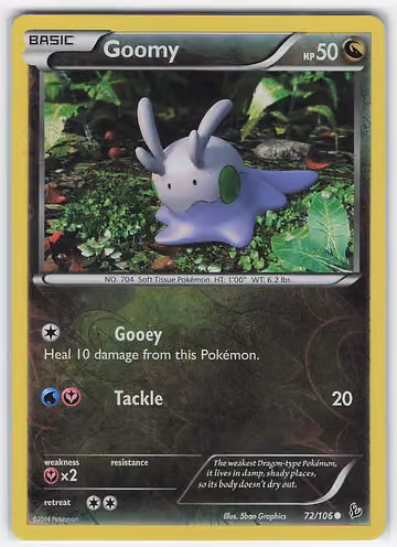 Goomy — Flashfire · #72 · Englisch, Vorderseite
