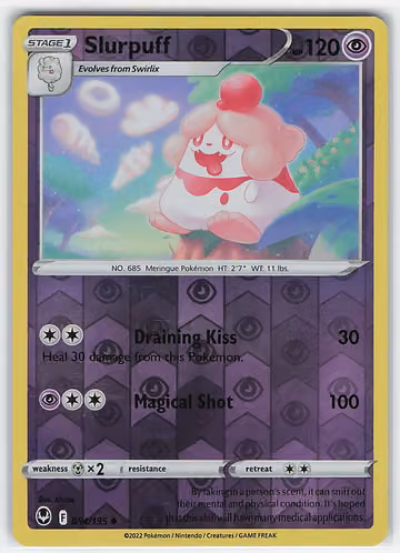 Slurpuff — Silver Tempest · #84 · Englisch, Vorderseite