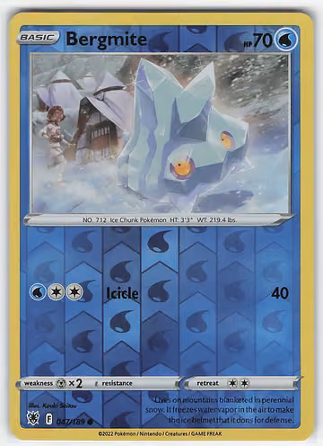 Bergmite — Astral Radiance · #47 · Englisch, Vorderseite