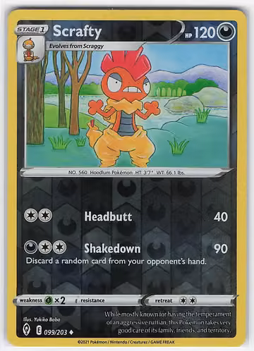 Scrafty — Evolving Skies · #99 · Englisch, Vorderseite