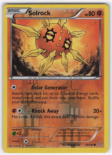 Solrock — Primal Clash · #83 · Englisch, Vorderseite