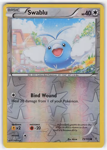 Swablu — Roaring Skies · #73 · Englisch, Vorderseite