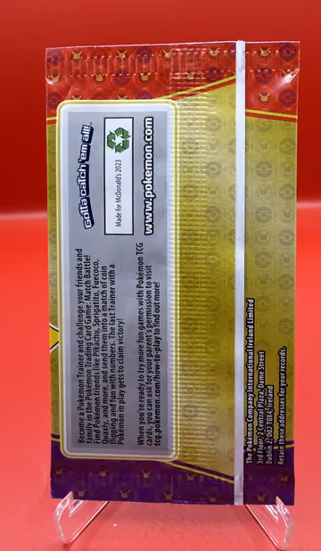 McDonald's Pokémon TCG Match Battle pack (2023), Rückseite