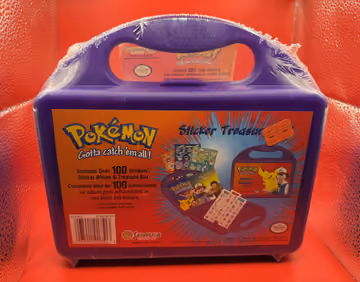 Pokémon Sticker Treasure Kit, Rückseite