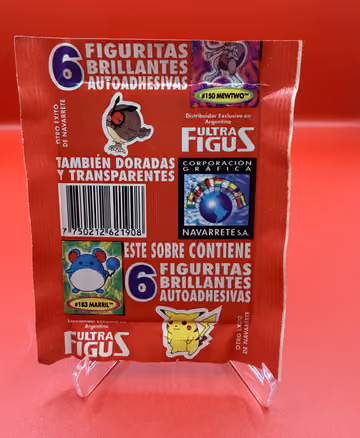 Álbum Pokémon 2 sticker pack – Navarrete / Ultra Figus (Argentina), Rückseite
