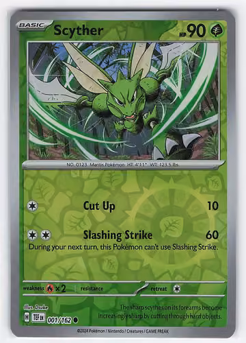 Scyther — Temporal Forces · #1 · Englisch, Vorderseite