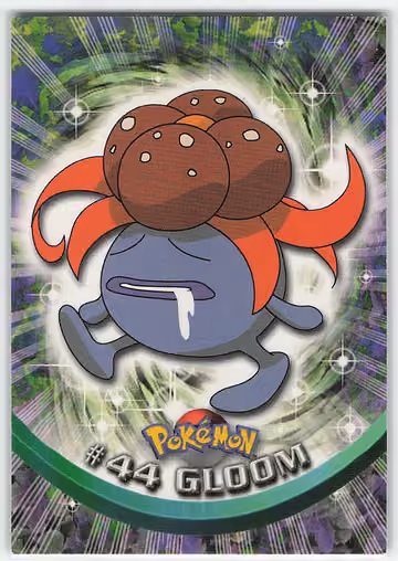 Gloom — Pokemon 1999 Topps TV · #44 · Englisch, Vorderseite
