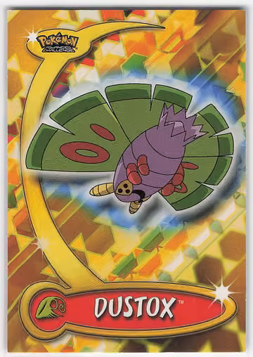 Dustox — Pokemon 2004 Topps Advanced Challenge · #25 · Englisch, Vorderseite