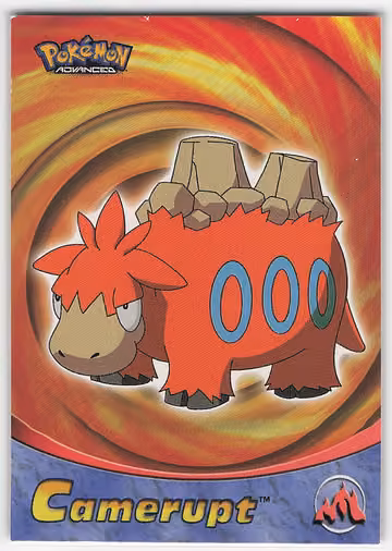 Camerupt — Pokemon 2003 Topps Advanced · #22 · Englisch, Vorderseite
