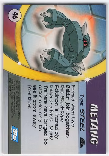 Metang, Rückseite