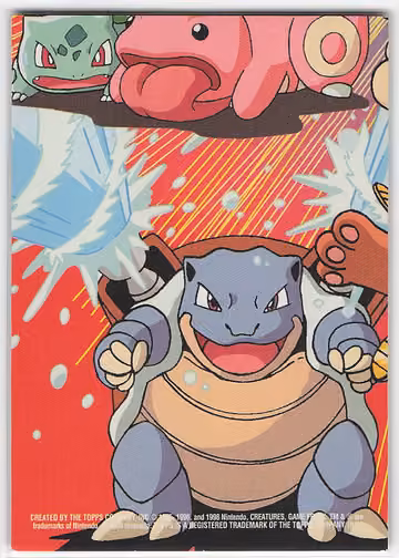 Nidoking, Rückseite