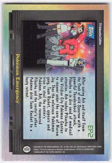 Pokémon Emergency, Rückseite