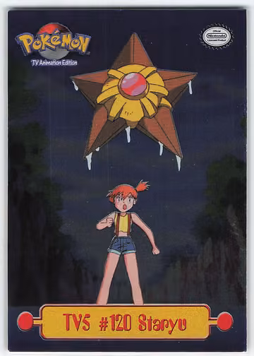 Staryu — Pokemon 1999 Topps TV · #TV5 · Englisch, Vorderseite