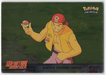 Battle Before Lunch — Pokemon 1999 Topps Movie · #10 · Englisch, Vorderseite