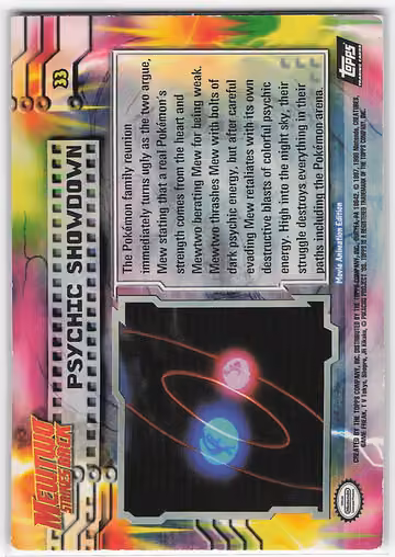 Psychic Showdown, Rückseite