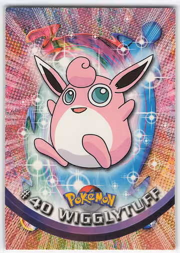 Wigglytuff — Pokemon 1999 Topps TV · #40 · Englisch, Vorderseite