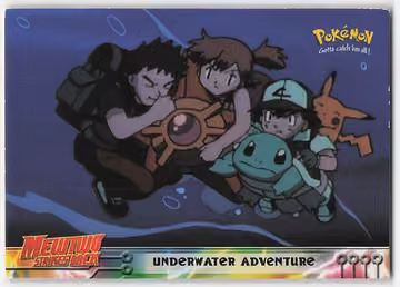 Underwater Adventure — Pokemon 1999 Topps Movie · #17 · Englisch, Vorderseite