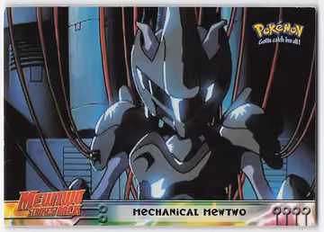 Mechanical Mewtwo — Pokemon 1999 Topps Movie · #6 · Englisch, Vorderseite